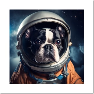 Astro Dog - Boston Terrier Posters and Art